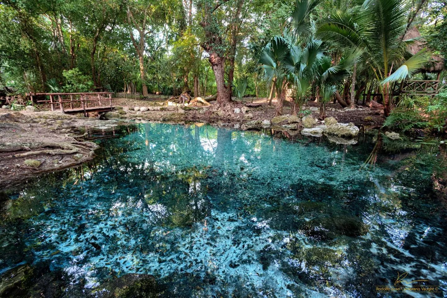 Hampolól ojo de agua natural spring, Campeche