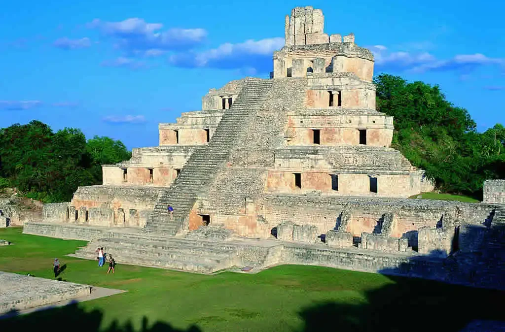 Edzná archaeological site, Campeche state, Mexico